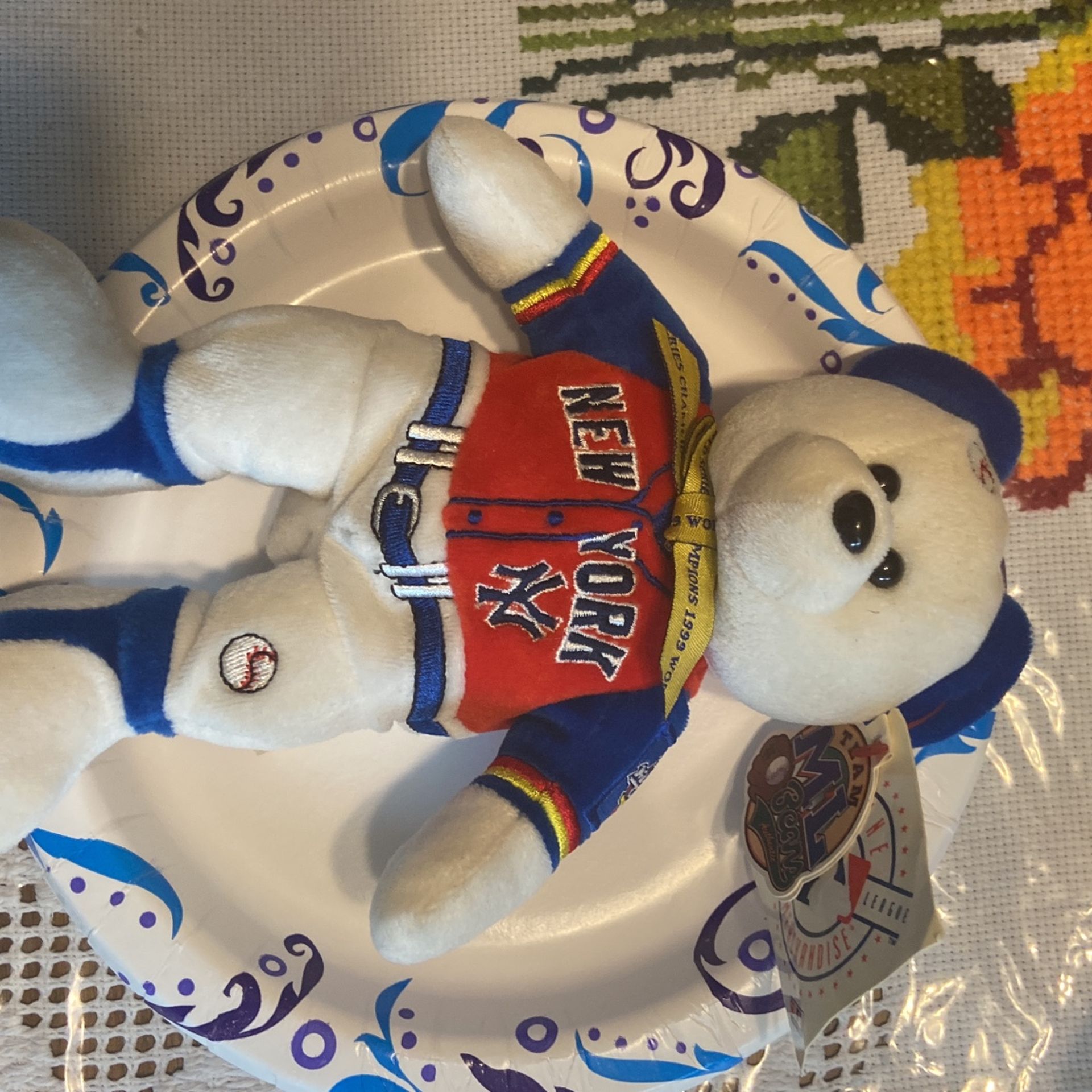 Vintage NFL New York Yankees “world Series” Bear