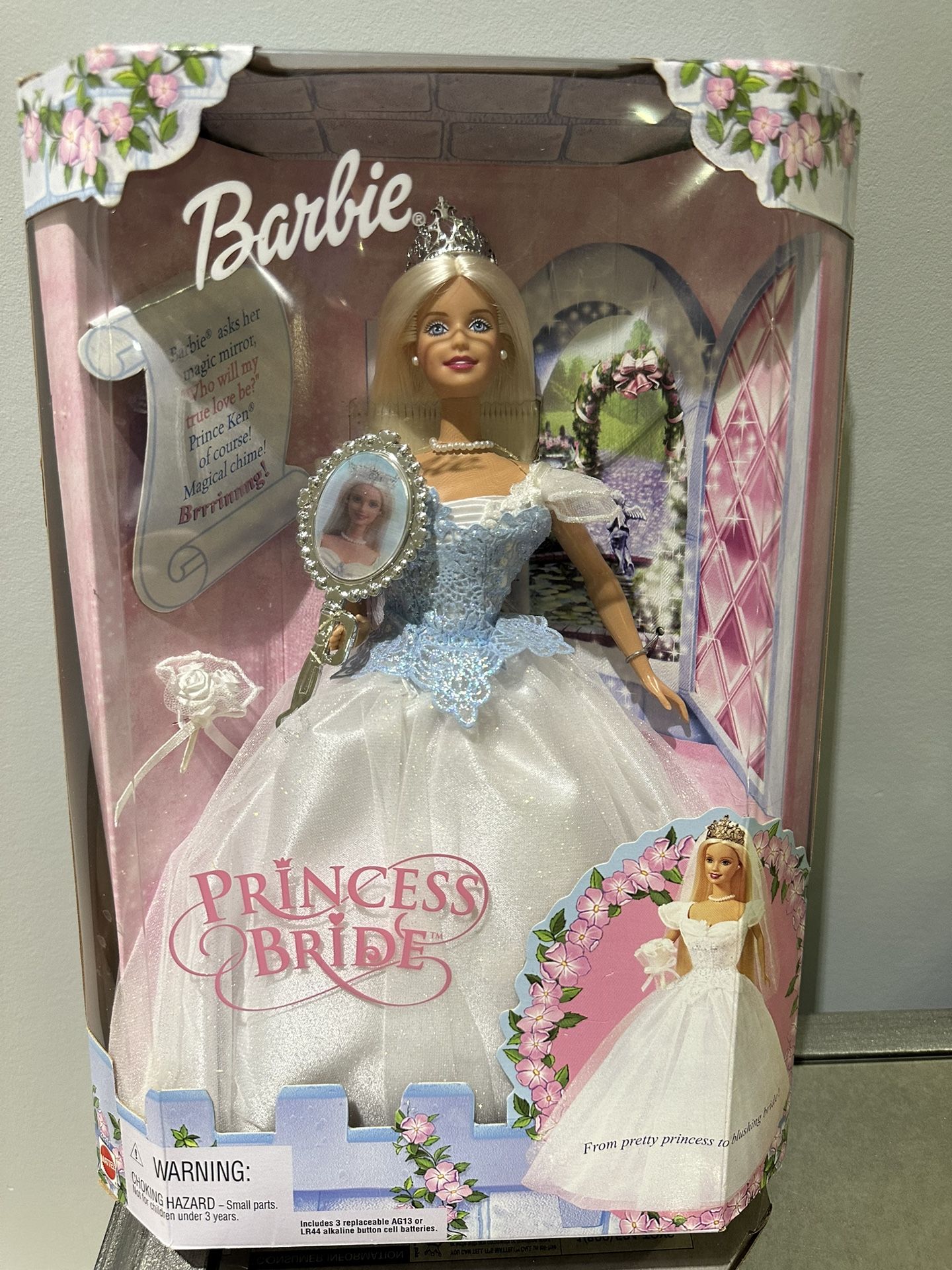 Barbie Princess Bride Doll 2000 Mattel 28251, New In Box