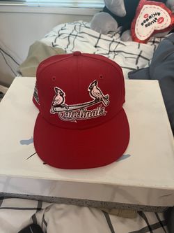 Red Cardinals Hat Size 7 1/4
