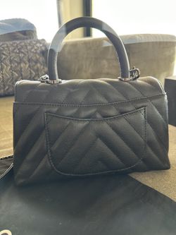 Chanel Coco Handle 'So black' Handbag for Sale in Tucson, AZ - OfferUp