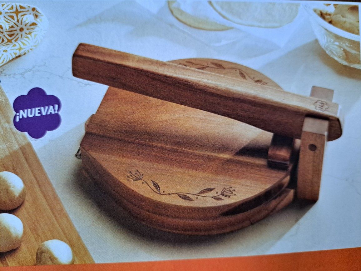 PRENSA DE MADERA PARA TORTILLAS PRINCESS HOUSE 🫒🍋🫒🍋