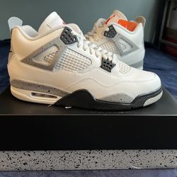 Jordan 4 White Cement Size 12