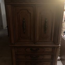 Solid Wood Armoire / Gentlemen’s Chest