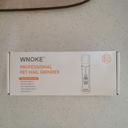 WNOKE Professional Pet Nail Grinder