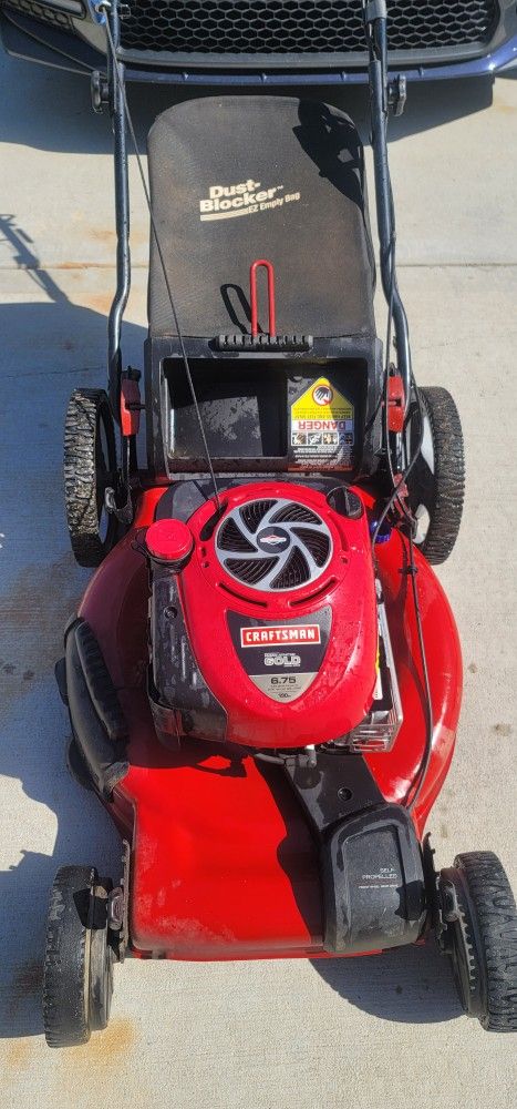 Craftsman 21" 6.75 HP 190cc self propelled lawnmower