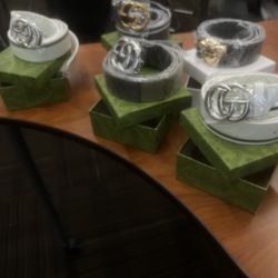 Gucci  And Versace Belts. 