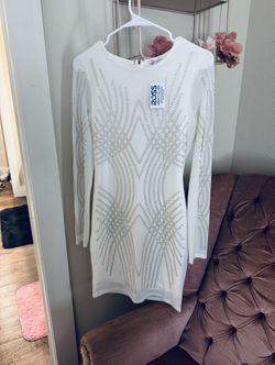 White Dress Gold 