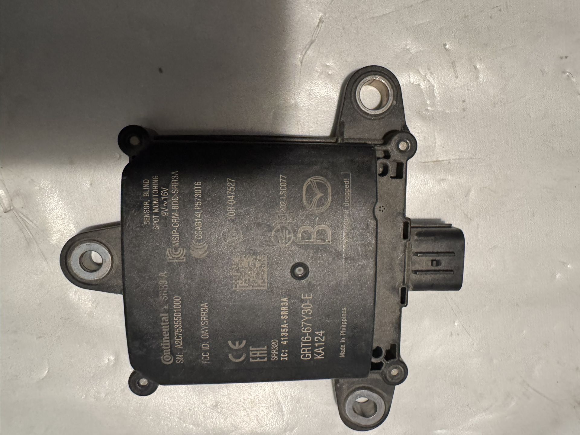 2017-2021 Mazda 3 Mazda 6 Blind Spot Radar Auto Parts 