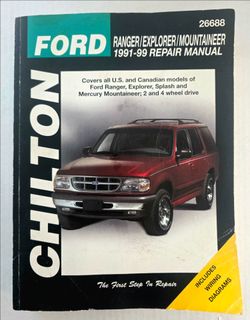 Chilton 26688 Repair Manual Ford Ranger Explorer Mountaineer 1(contact info removed)