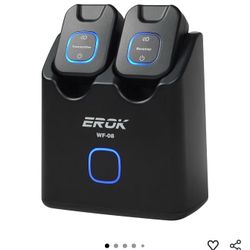 EROK WF-08 5.8GHz Wireless System for Guitar, Bass & Electric Instruments – 4.6ms Ultra-Low Latency, 48K/24bit, 30M Range, with Rechargeable Charging 