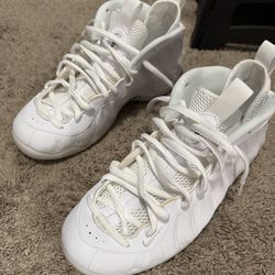 Nike white foam posites like new!!