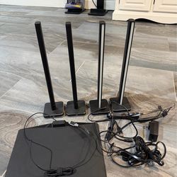 Corsair lt100 with extension kit and corsair mousepad