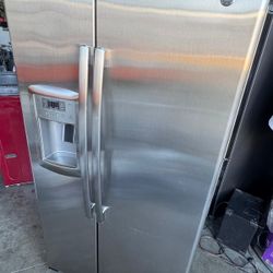 Ge Refrigerator Side By Side Stainless Steel Counter Depth 