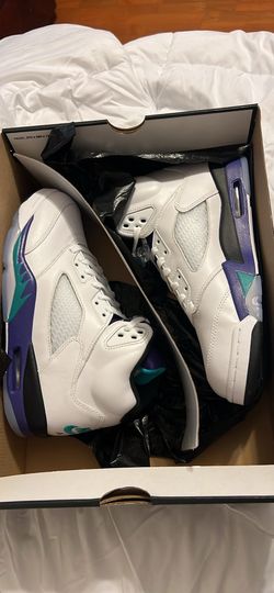Jordan 5 grapes size 9.5