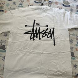 Stussy Logo White Tee