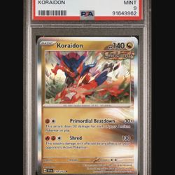 2024 Pokemon TEF EN Koraidon #119 PSA 9