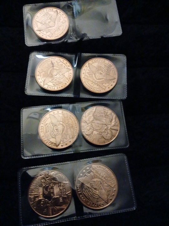 . 999 Fine Copper Troy Oz