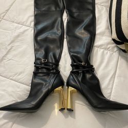 Boots By Zara Pink Bow Heels 