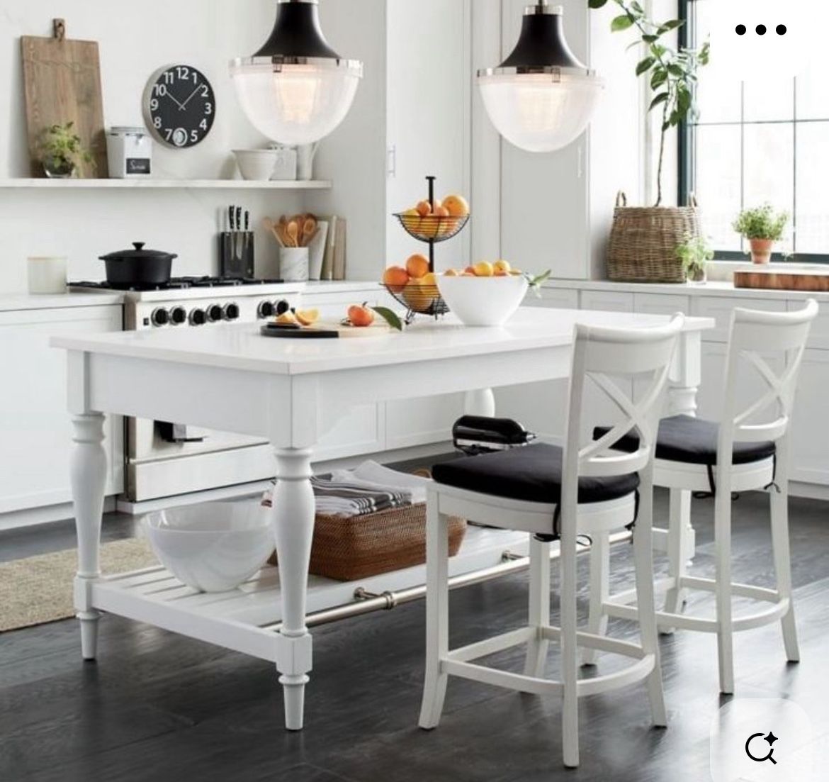 Set Of 2 Crate & Barrel Vintner Counter Stools - $600 New - Like New Condition