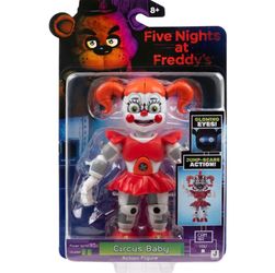 Jazwares Five Nights At Freddy’s Circus Baby Jumpscare Action Figure BRAND NEW