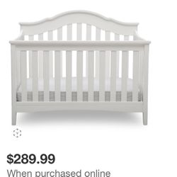 Delta Children Farmhouse 6-in-1 Convertible Crib