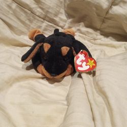 Rare P.V.C Pellets Filled 1996 "Doby" The Beanie Baby Original Collection 