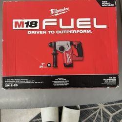 M18 FUEL 18V Lithium-Ion Brushless Cordless 1 in. SDS-Plus Rotary Hammer (Tool-Only