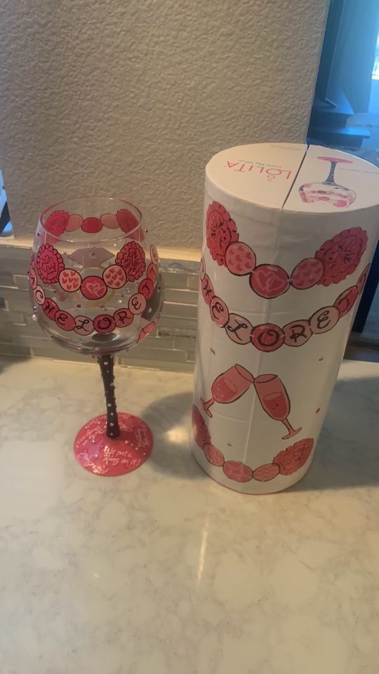 Lolita Bachelorette Wine Glass