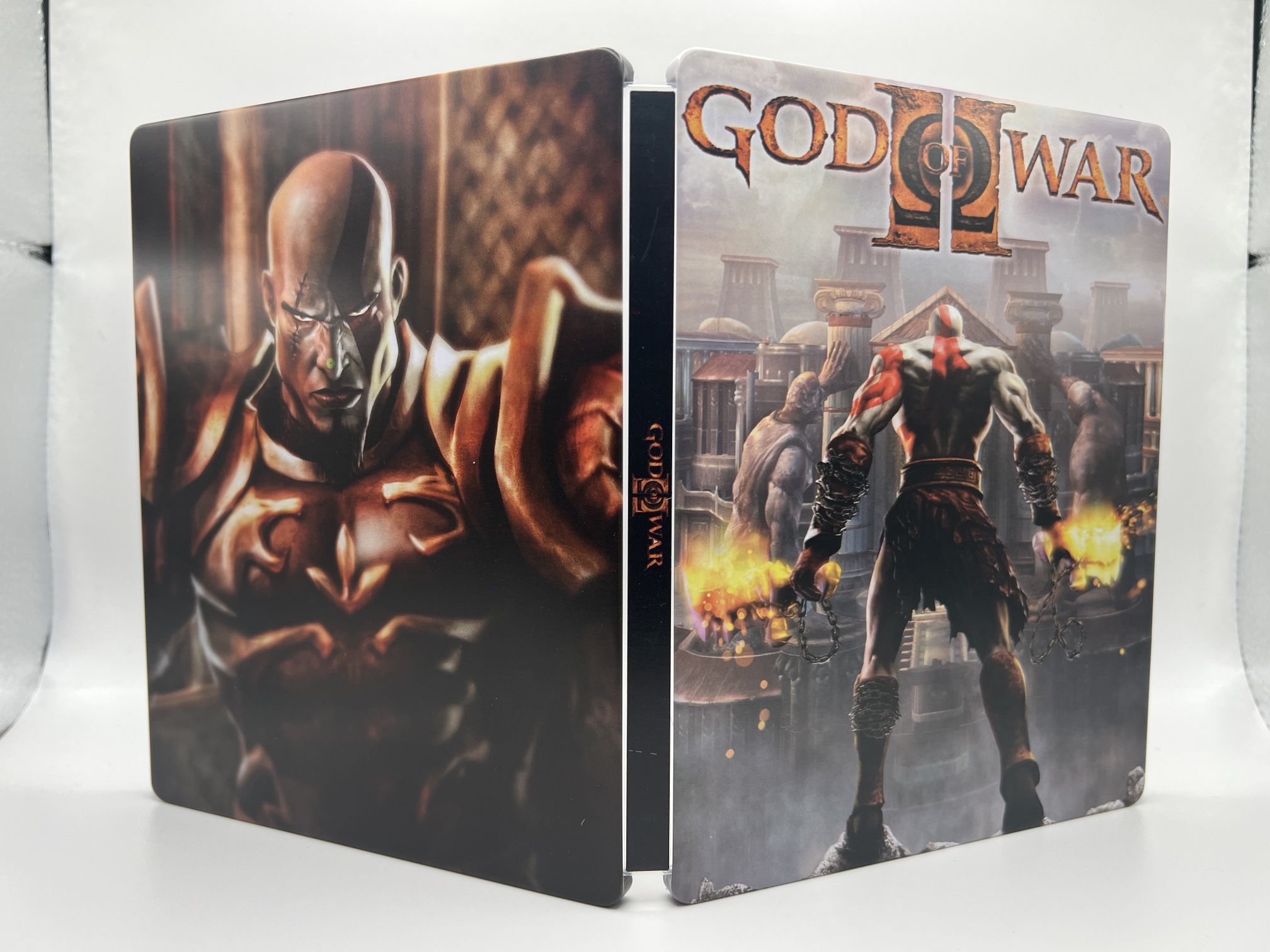 God Of War II Steelbook Case PS4/PS3/PS2 (NO GAME DISC) "CUSTOM"