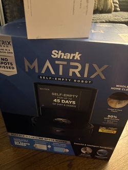 Brend new Shark Matrix self-empty robot