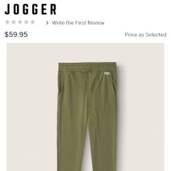 New Small Pink High Waist Jogger