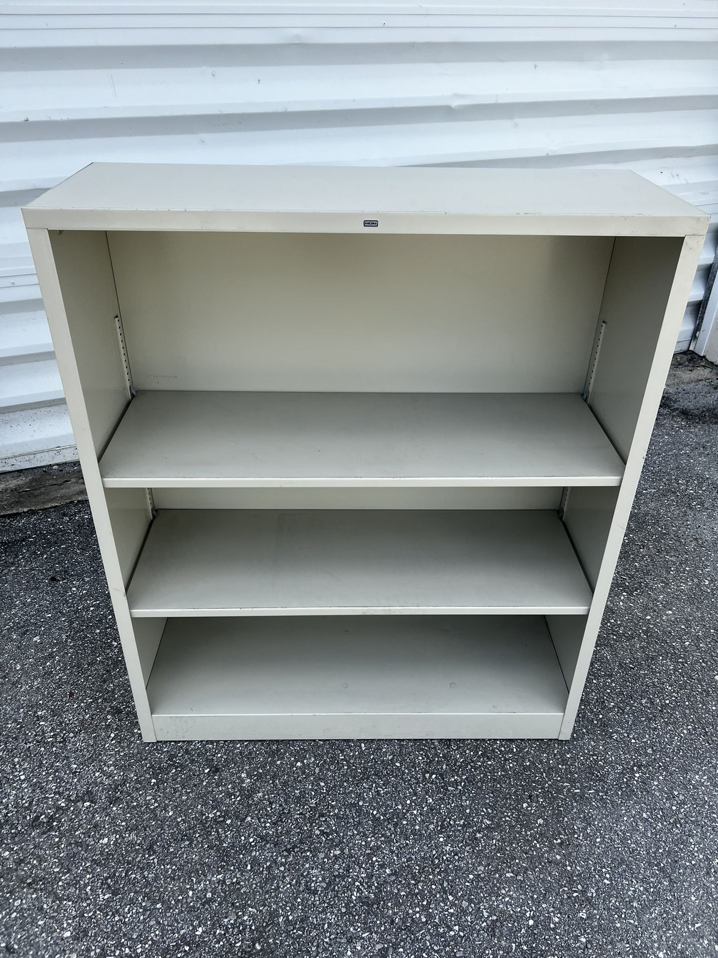 Steel Beige Metal Adjustable Shelf Utility Heavy Duty Shelving! Great for Garage!34.5x12.5x41.5in 