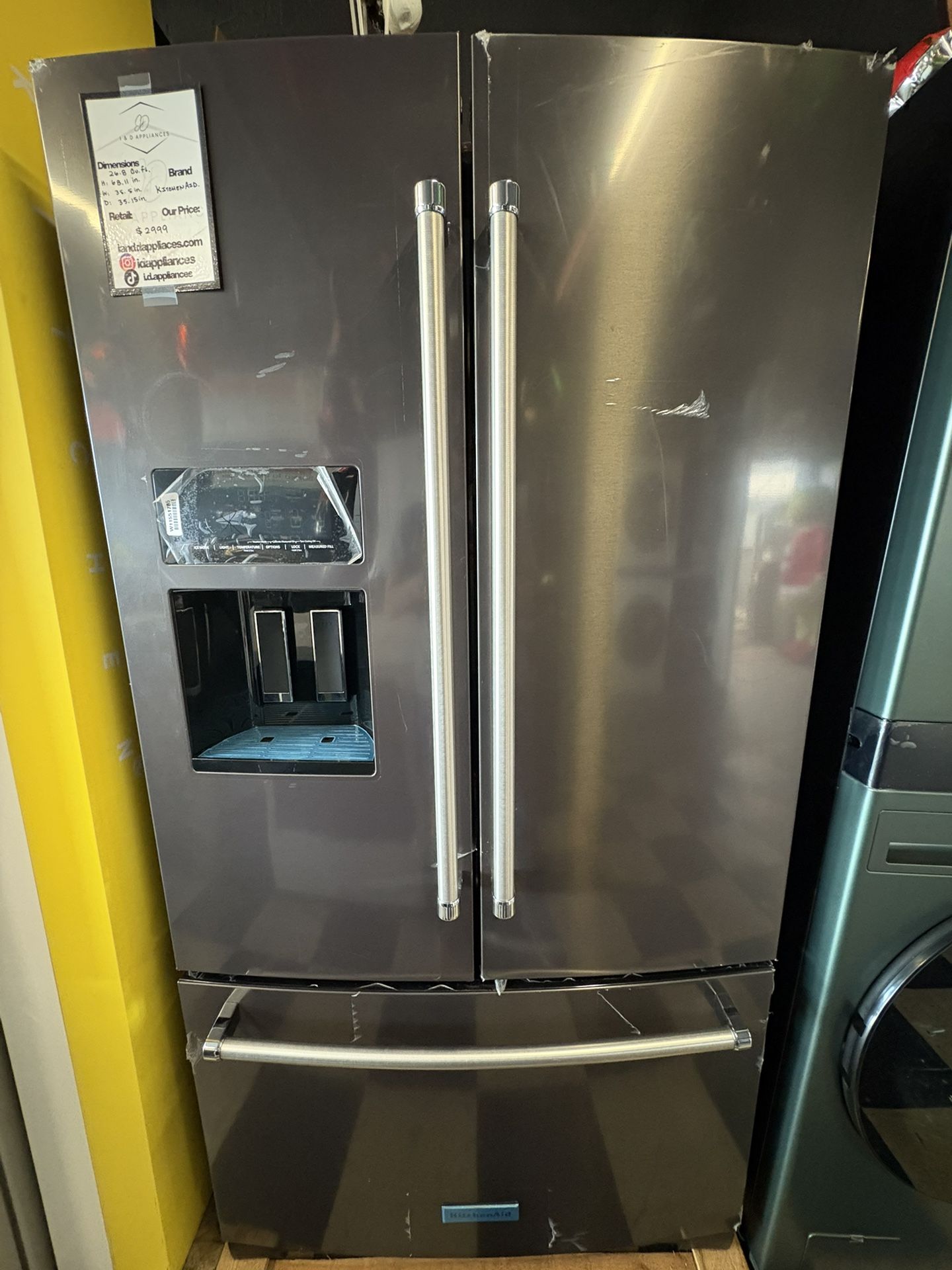 KitchenAid Refrigerator In Stainless Steel