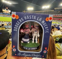 LA Dodgers Dia De Los Muertos Sugar Skull Bobblehead 9/8/26