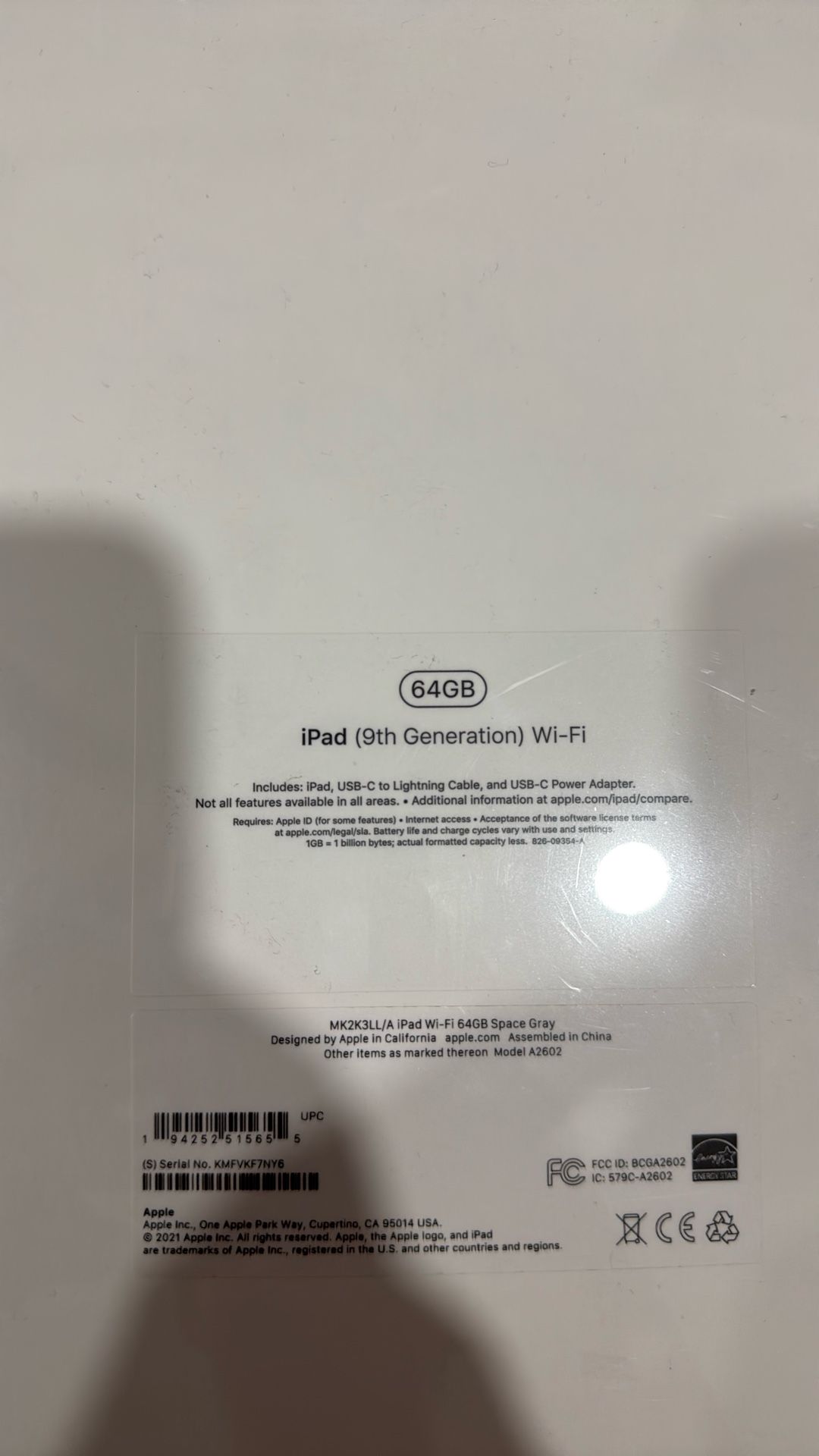 Ipad 9th, 64gb