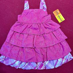 GIRLS SUMMER DRESS SIZE 2 NEW WITH TAG! 