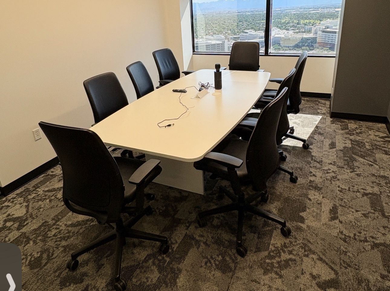 Steelcase Amia Black Leather Office Chairs 20+