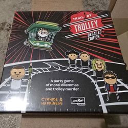 Trial By Trolley - Kickstarer Derailed Edition. Brand New