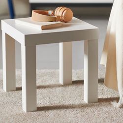 White Side Table 