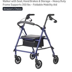Walker With Seat