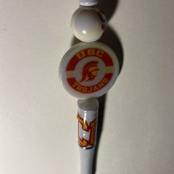 USC Trojans beaded pen