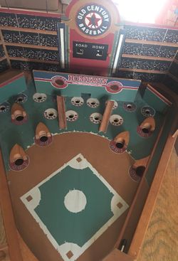 Vintage baseball pinball game