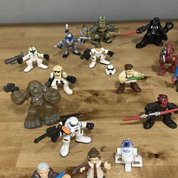 Vintage Star Wars Galactic Heroes Lot – 29 Hasbro Figures (2000s)