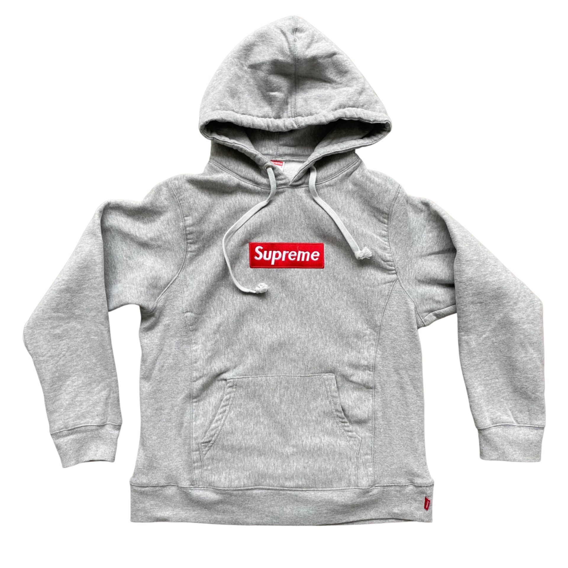 Grey Hoodie Heather Grey Box Logo Supreme Box Logo Hooded