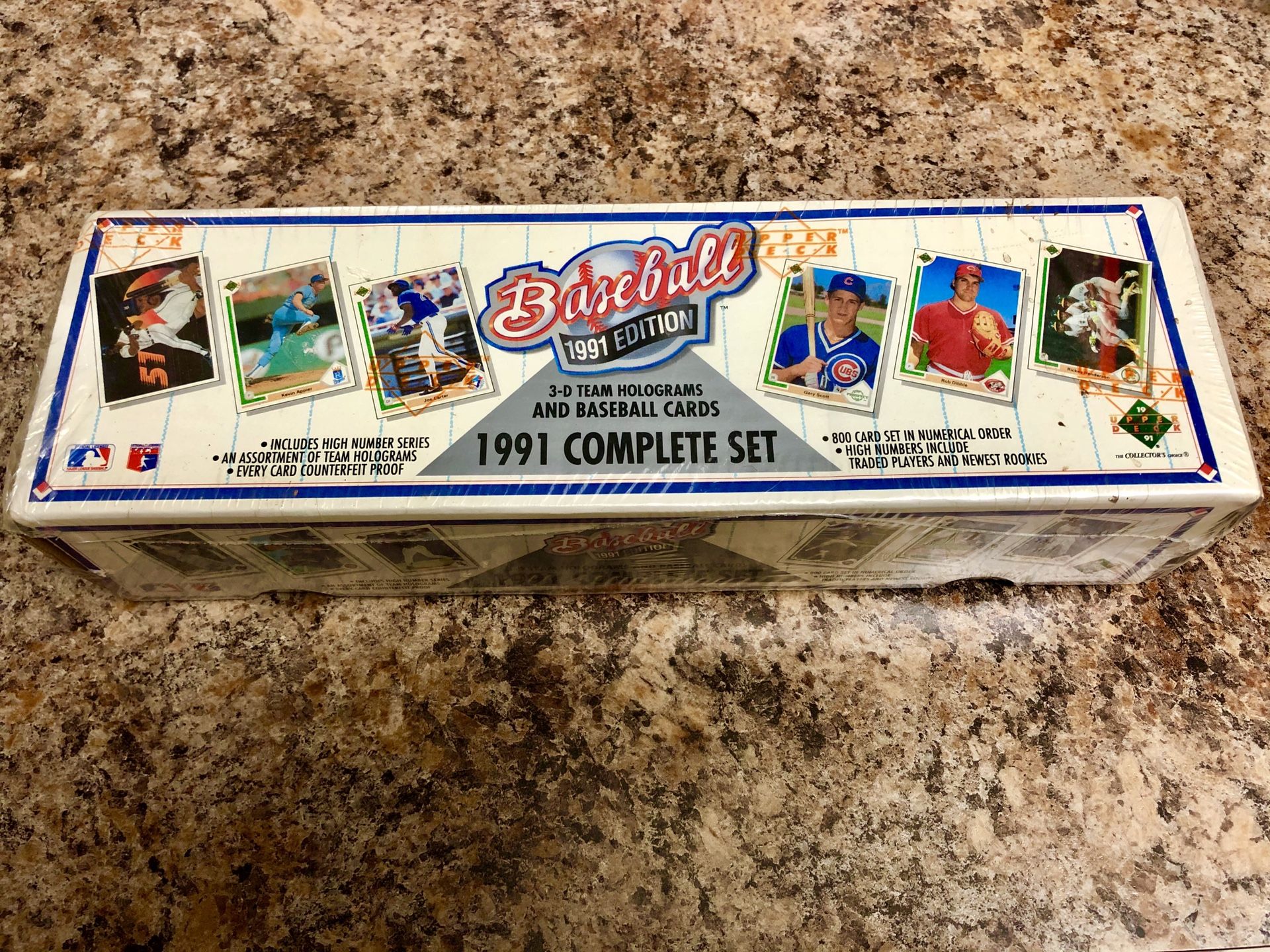 Baseball Cards: 1991 Upper Deck Complete Set (Factory Sealed Box)