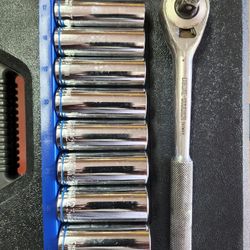 1/2 Rachet Wrench Set  Deep Weld