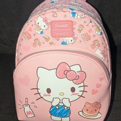 Loungefly x Sanrio Hello Kitty Friends Pink Hearts Mini Backpack Brand New with Tags
