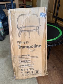 Fitness Trampoline with Handle Bar