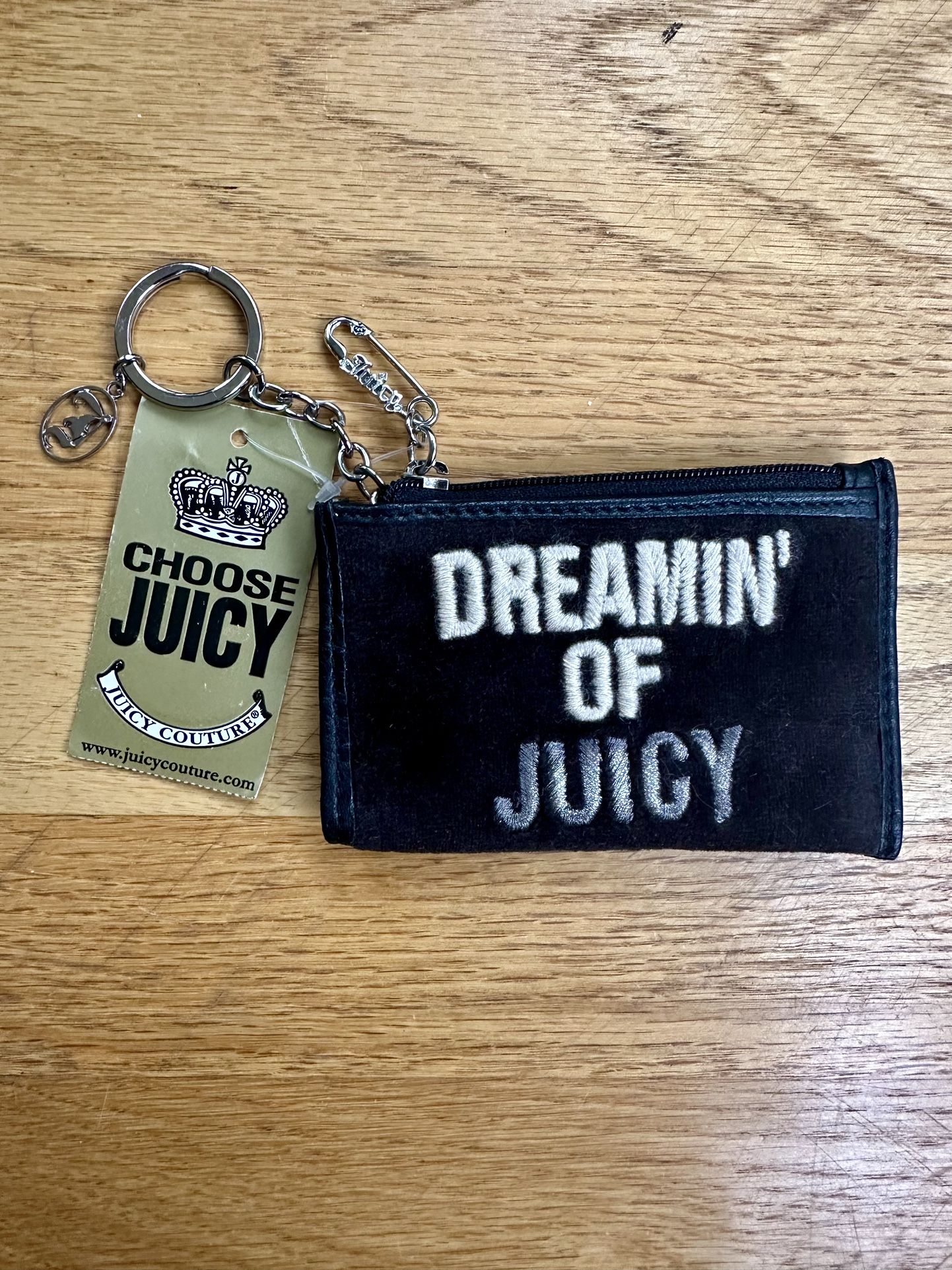 Vintage Juicy Keychain Wallet