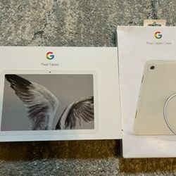 Google Pixel Tablet 128gb + Case! Android 11”